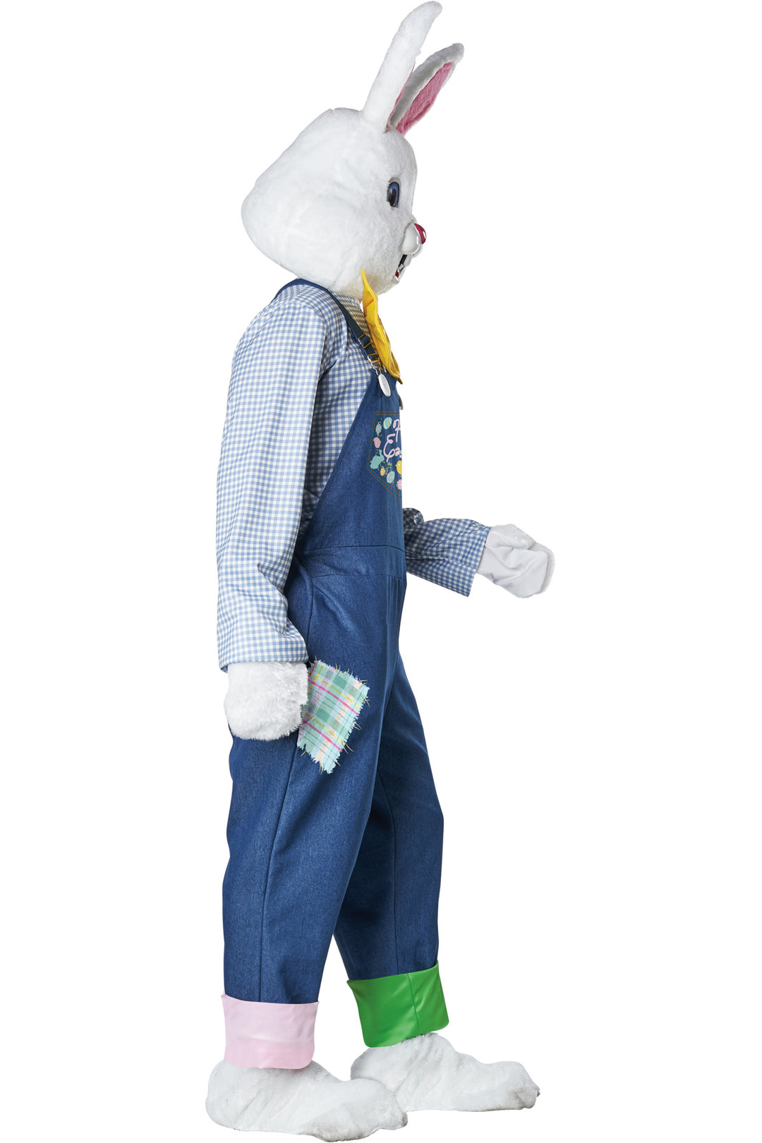 Happy Easter Bunny Costume with Mascot Head
