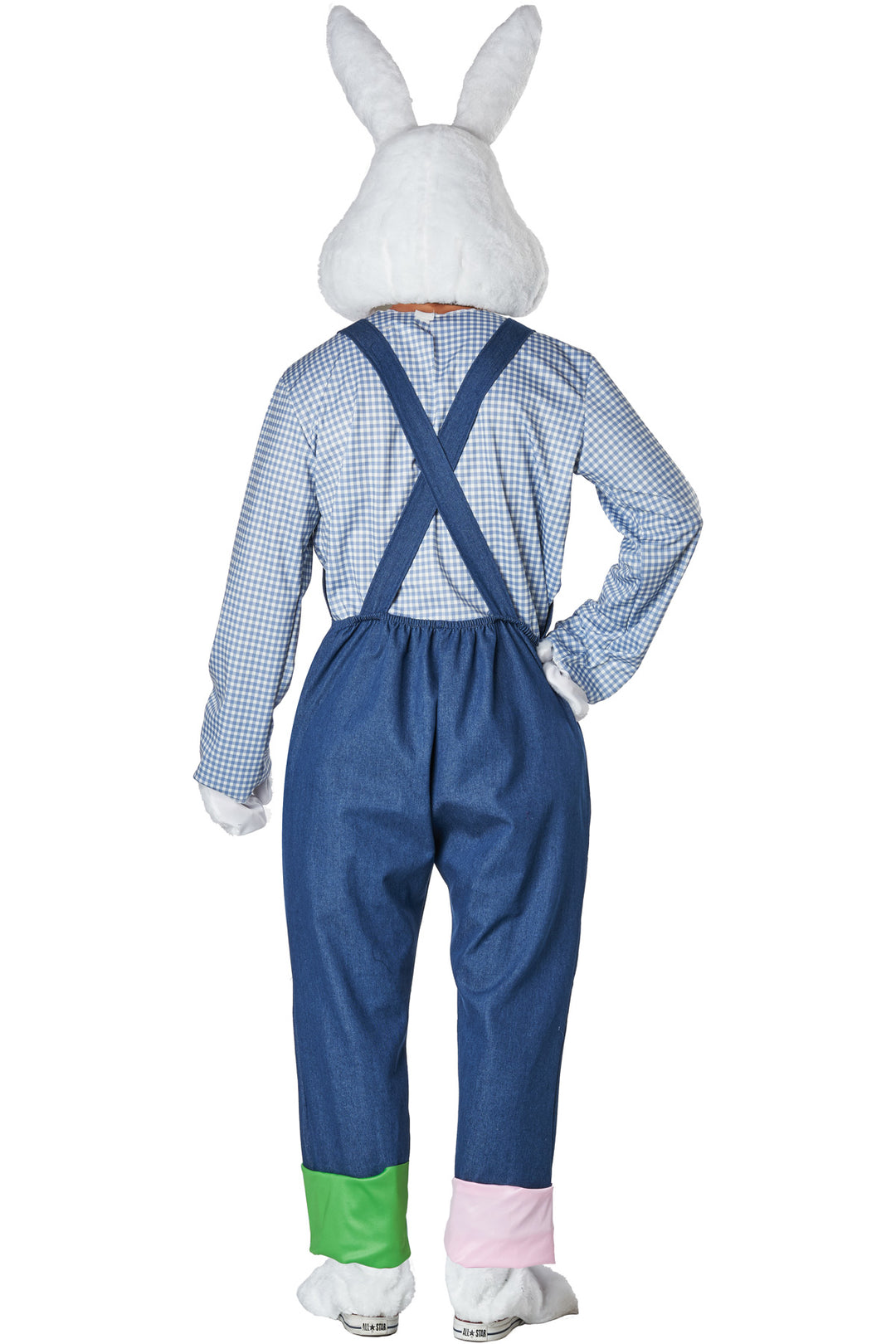Happy Easter Bunny Costume with Mascot Head