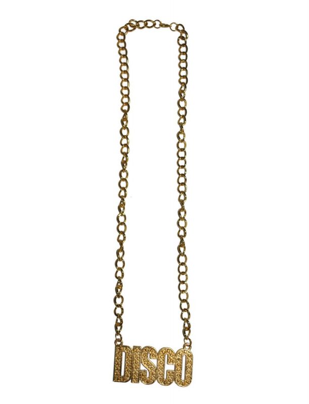 Gold Disco Necklace