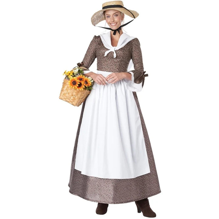 American Colonial Dress Costume - Adult