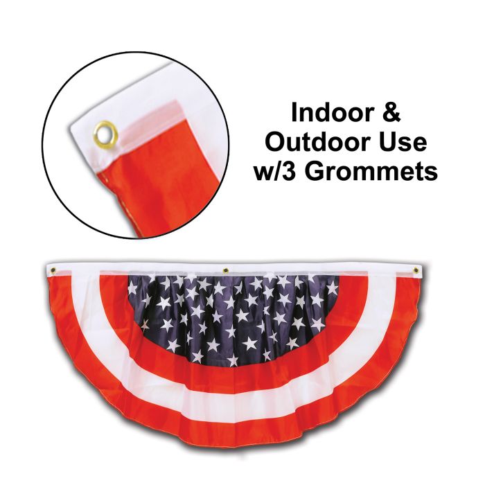 Stars &amp; Stripes Fabric Bunting