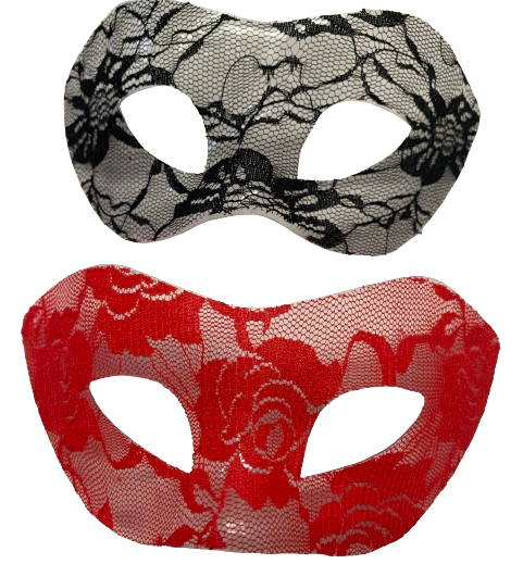 Lace Half Mask Without Ties