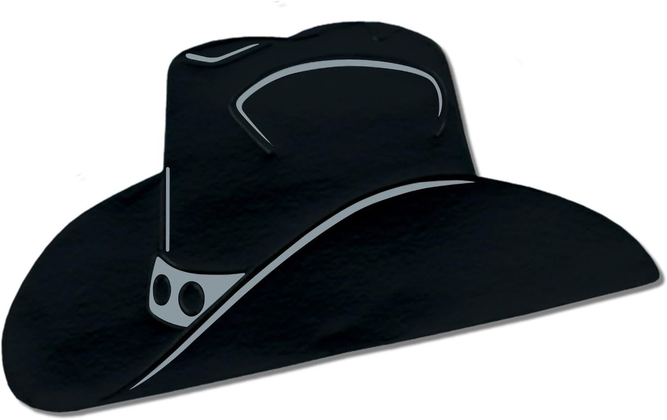 Foil Cowboy/Cowgirl Hat Cutouts