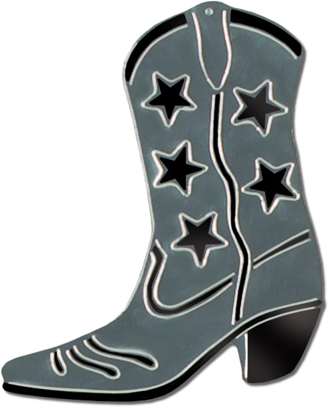 Foil Cowboy/Cowgirl Boot Cutout