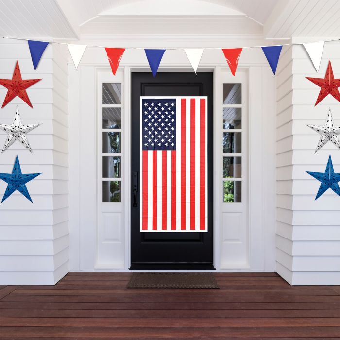 American Flag Door Cover