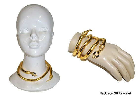 Egyptian Snake Bracelet/Necklace