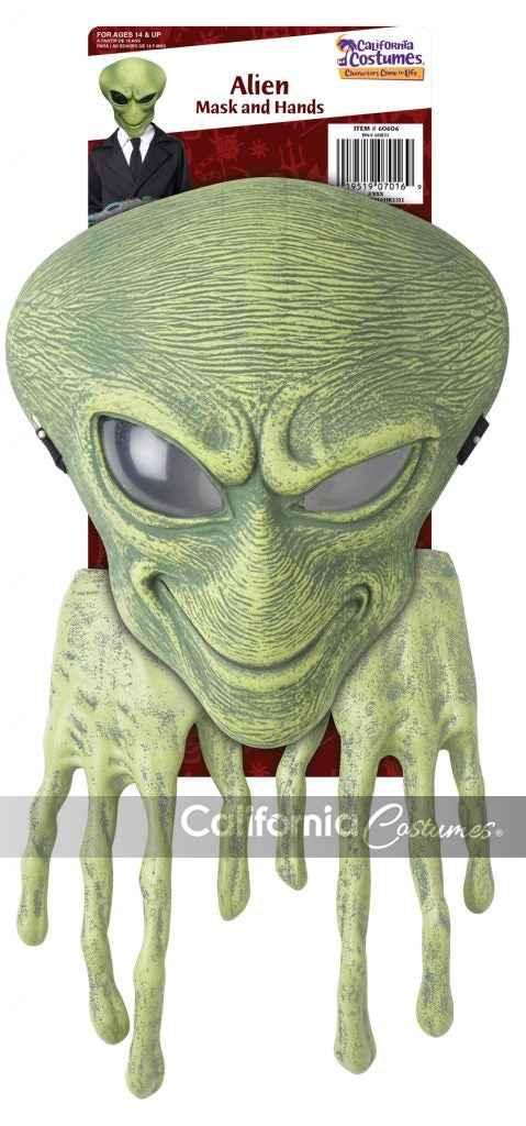 Alien Mask And Hands