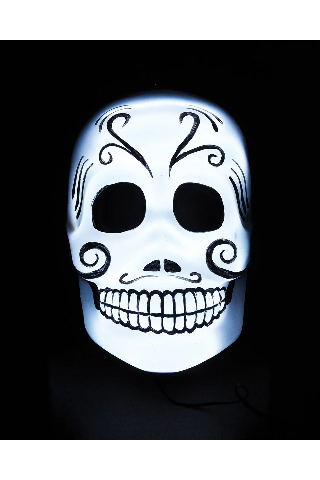 Dia De Los Muertos Mask - Light Up