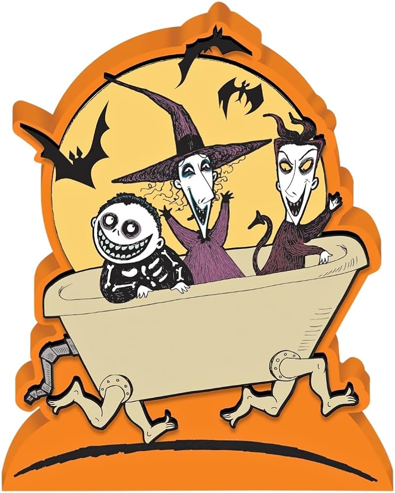 Nightmare Before Christmas Stickers- Shock, Lock, & Barrel