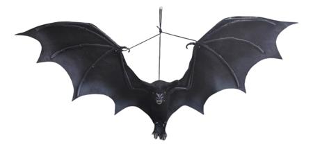 Hanging Black Bat Prop