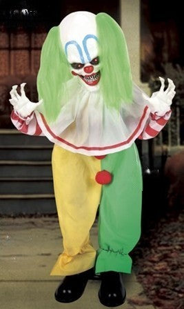Animated Standing Clown w/Leather Shoes Prop - 35.4"