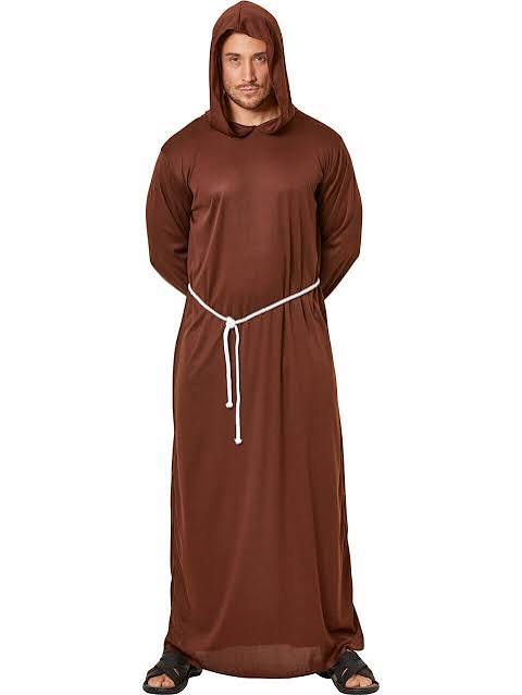 Holy Monastery Monk - Brown Robe - Adult