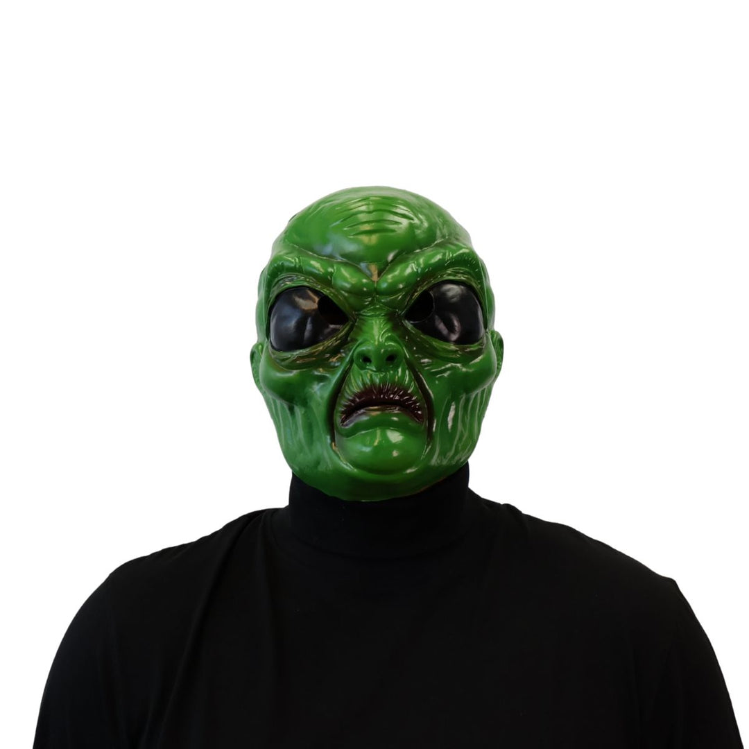 Little Green Alien Man Mask