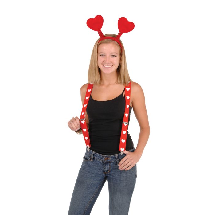 Red Heart Suspenders