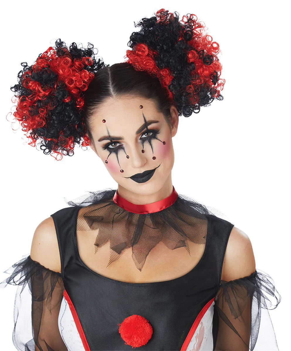 Clown Puffs - Red &amp; Black