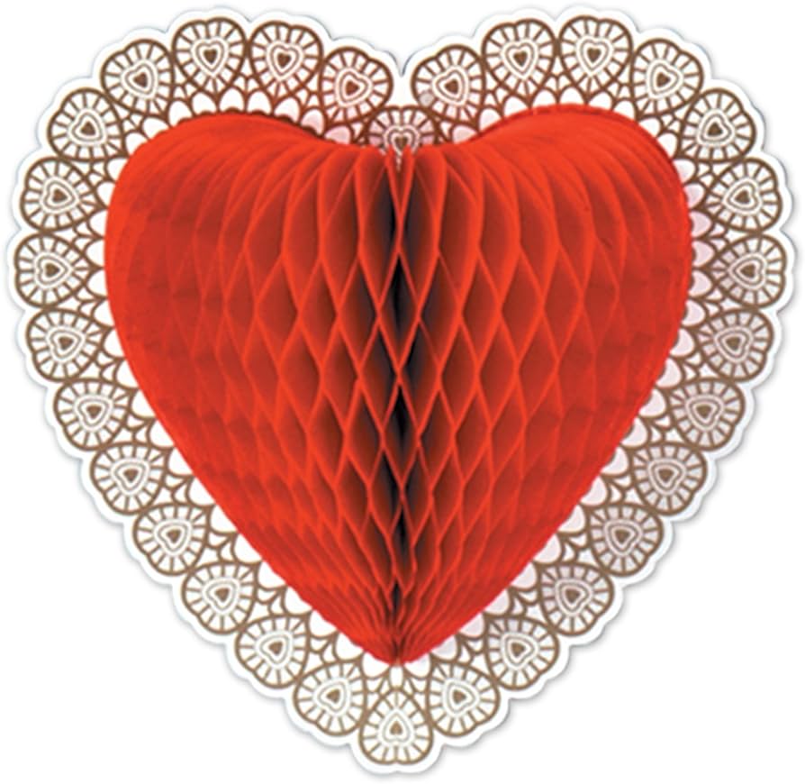 12" Heart Art-Tissue Decoration