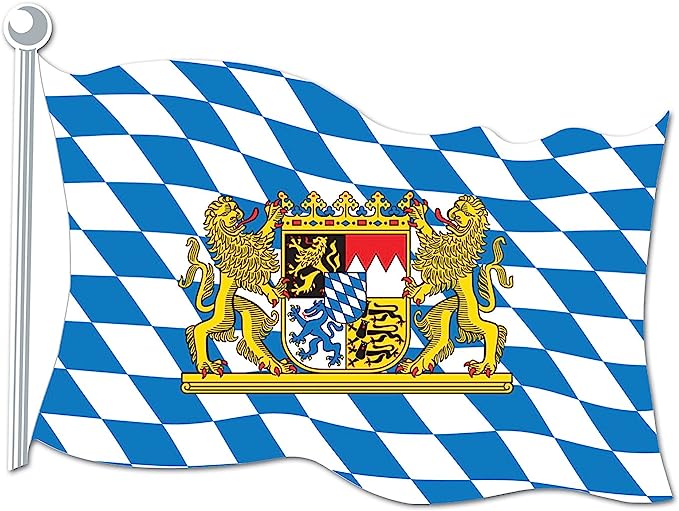 Bavarian Flag Cutout