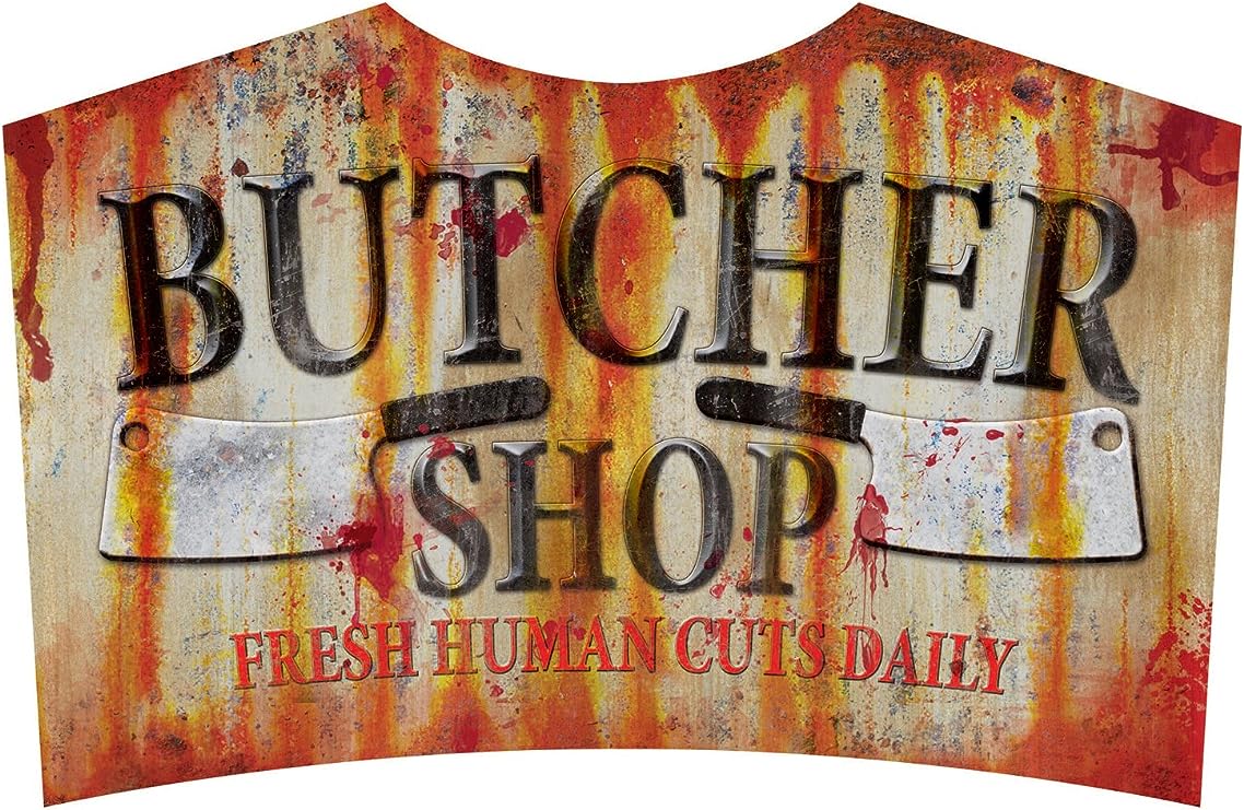 Metal Butcher Shop Sign – Caufield's Novelty