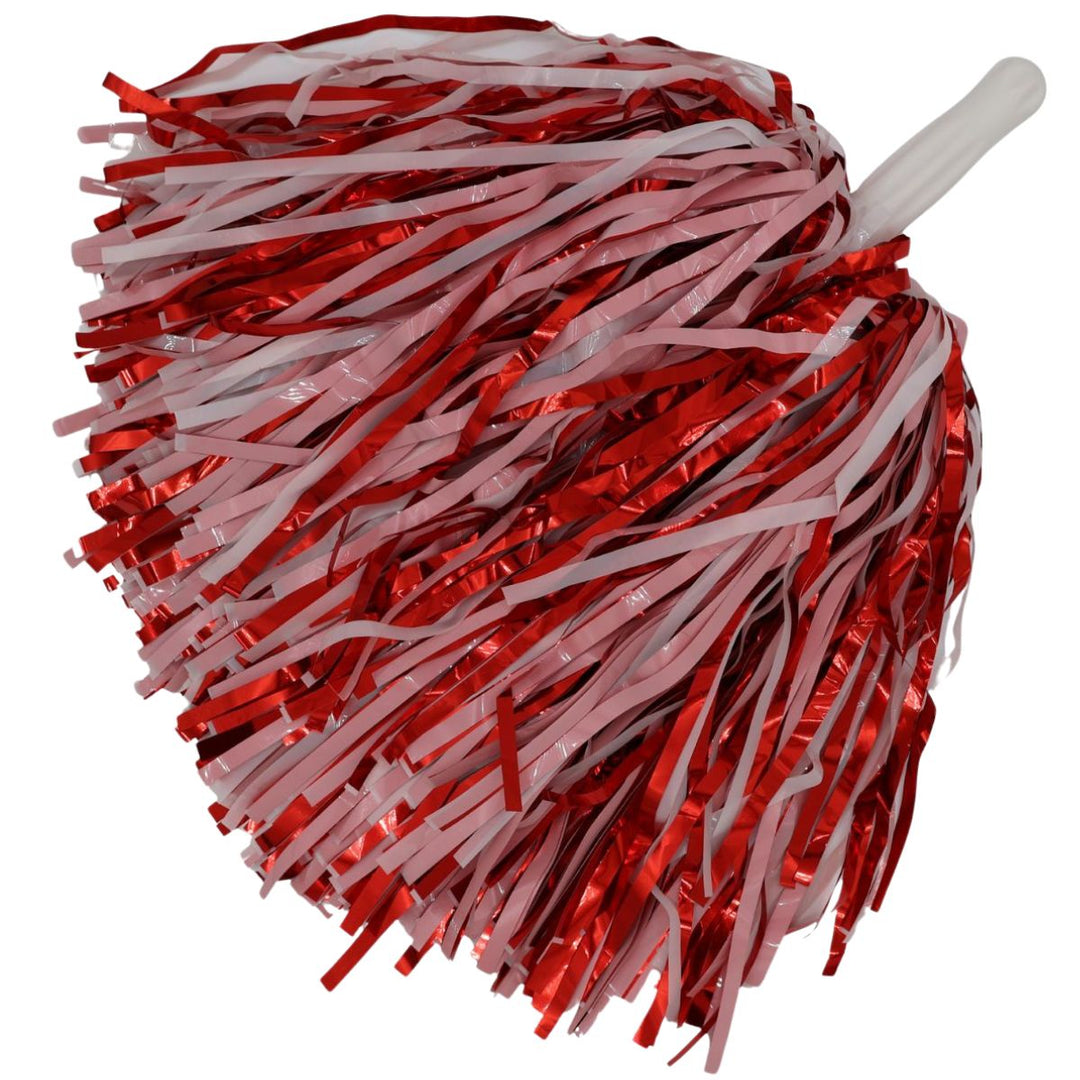 Red and White Pom Poms (2 per set)