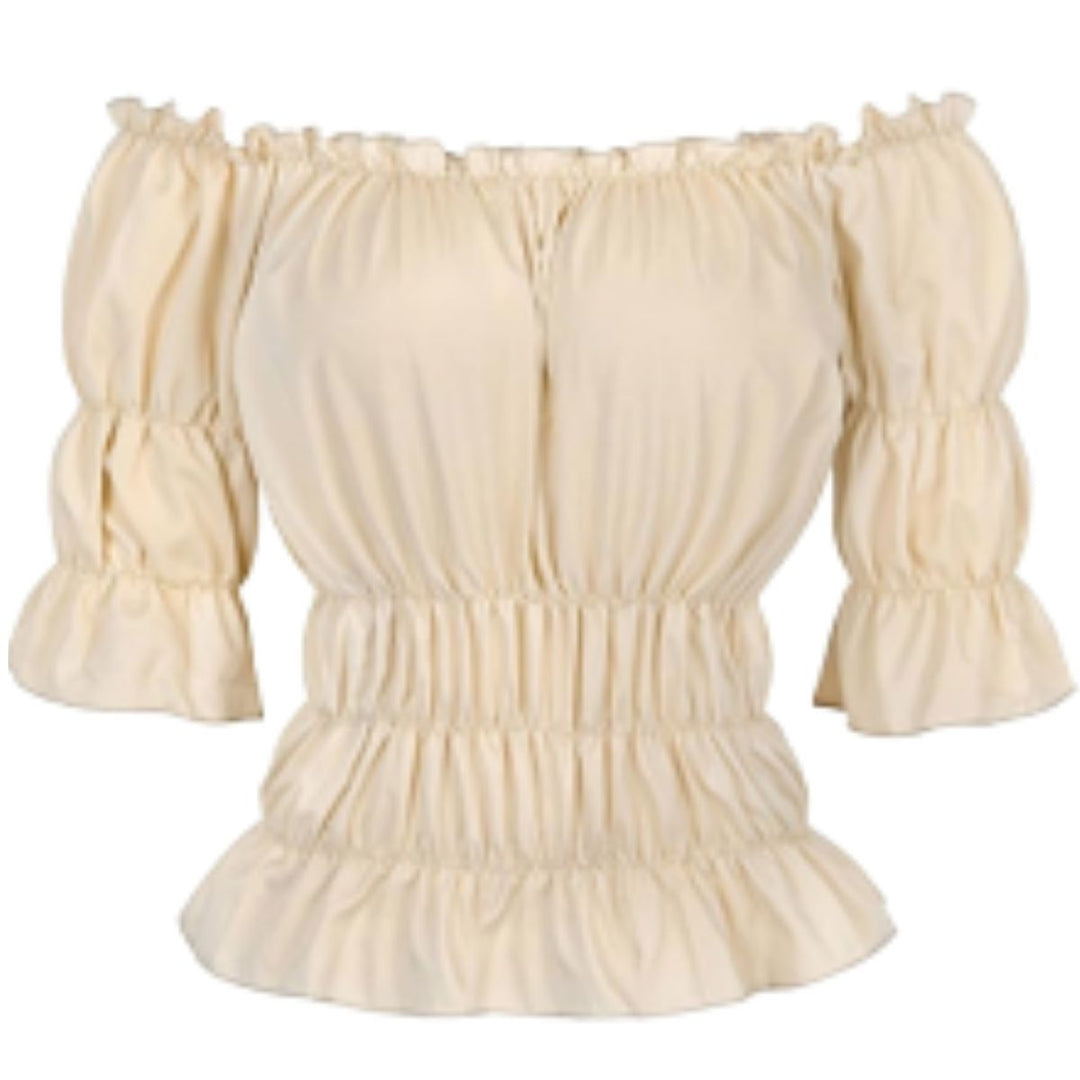 Renaissance Ivory Peasant Blouse female - Adult