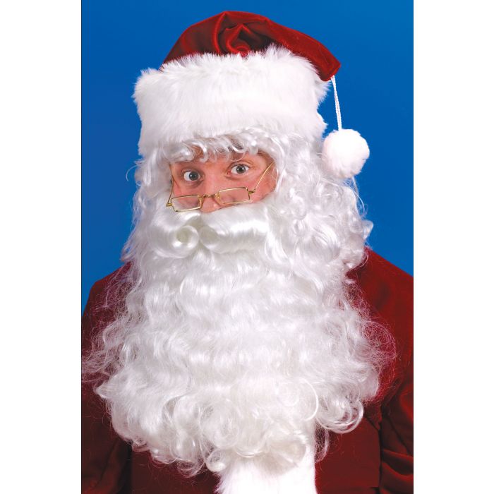 Economy Santa Wig & Beard Set with Eyebrows