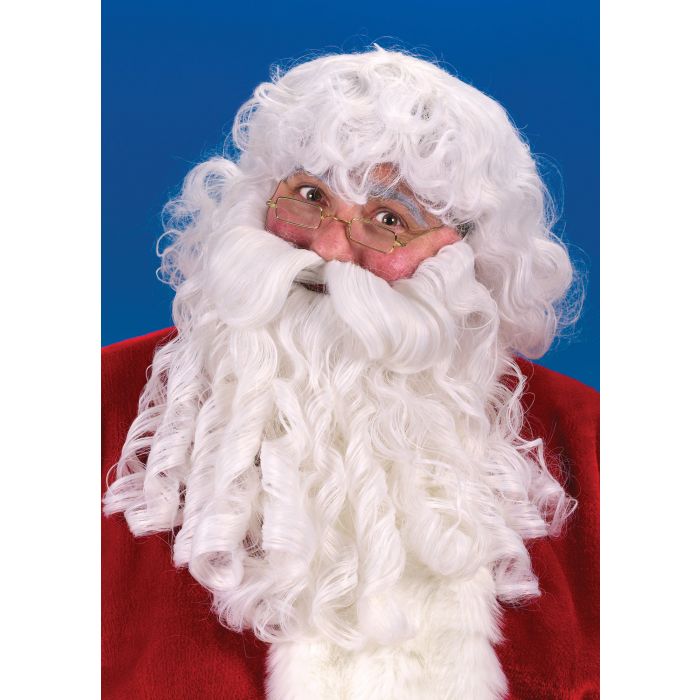 Santa Wig & Beard Set with Eyebrows