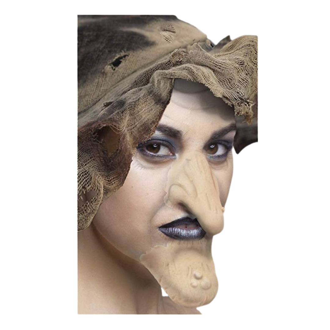Witch's Latex Nose and Chin Set