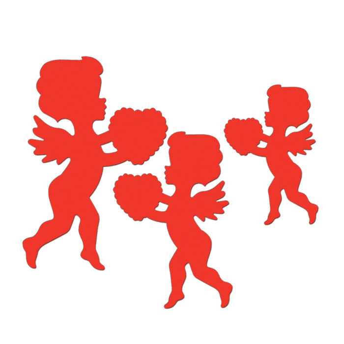 3 Cupid Cutouts