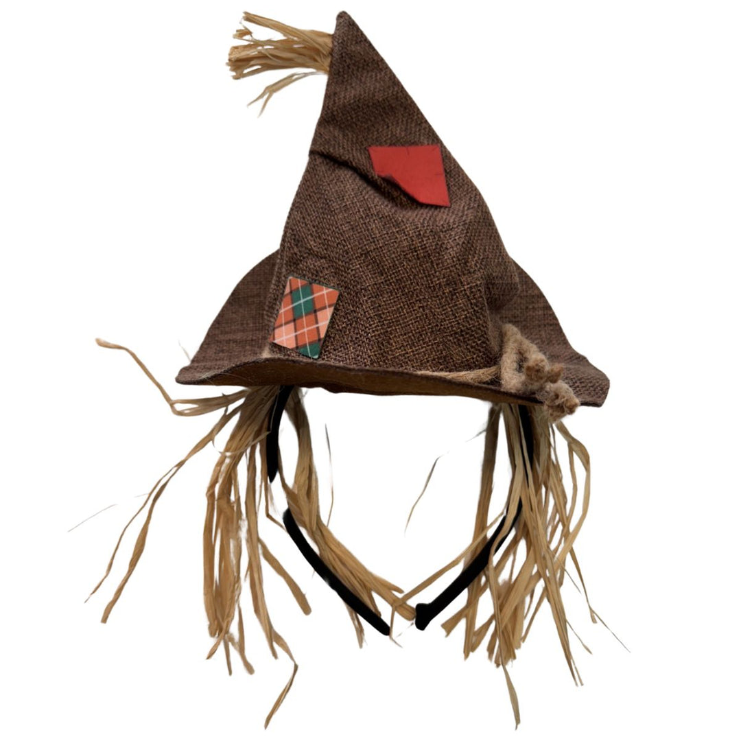 Mini Scarecrow Hat on Headband