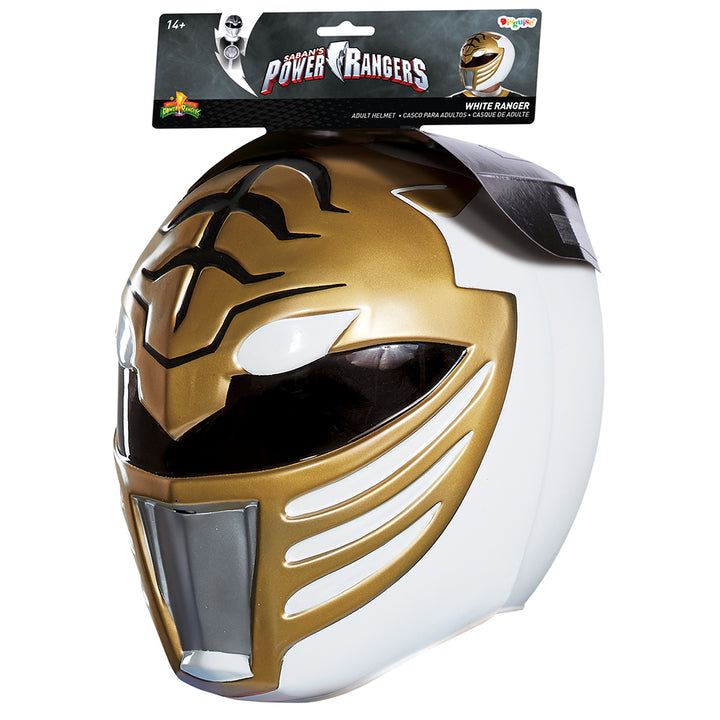 White Power Ranger Mask - Adult