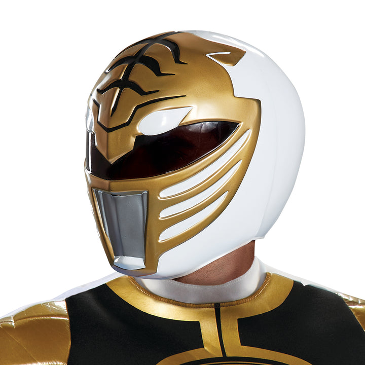 White Power Ranger Mask - Adult