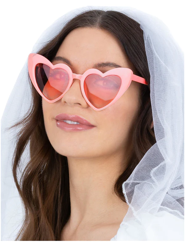 Pink Heart Glasses