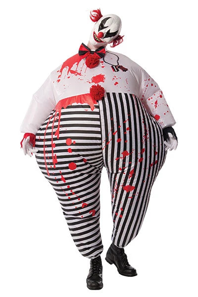 Inflatable Evil Clown - Adult Costume