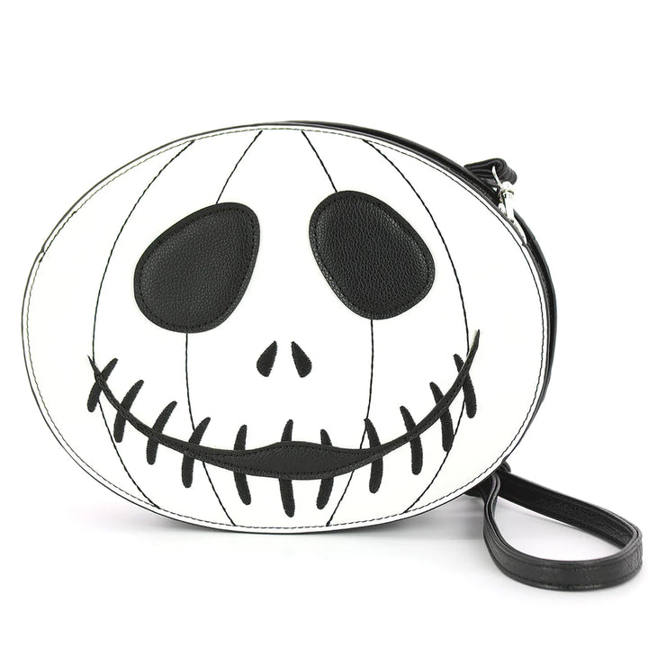 Glow In The Dark White Jack O Lantern Shoulder Bag