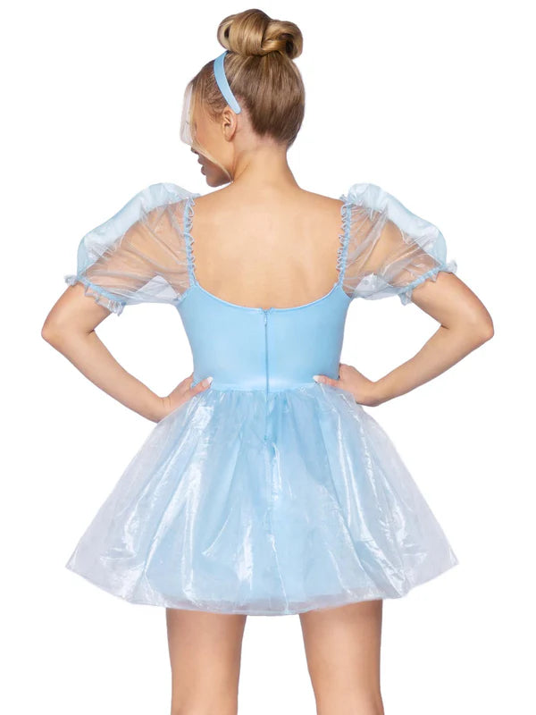 Adult Babydoll Organza Dress -  4  Solid Colors