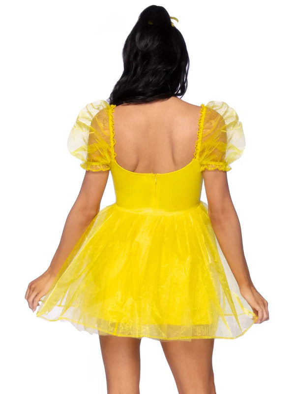 Adult Babydoll Organza Dress -  4  Solid Colors