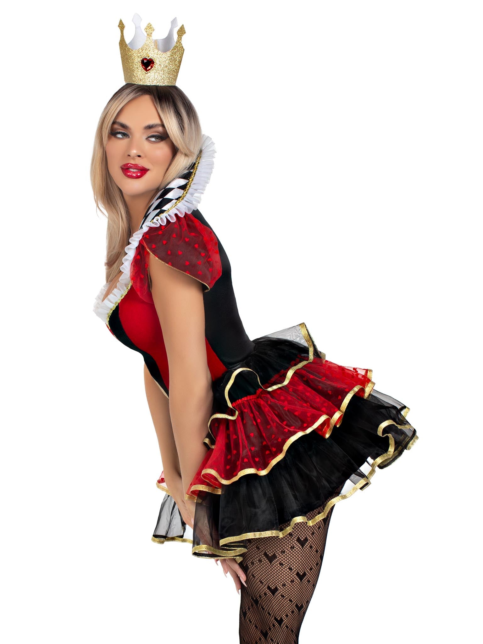 Queen of Hearts Costume - Sexy Adult