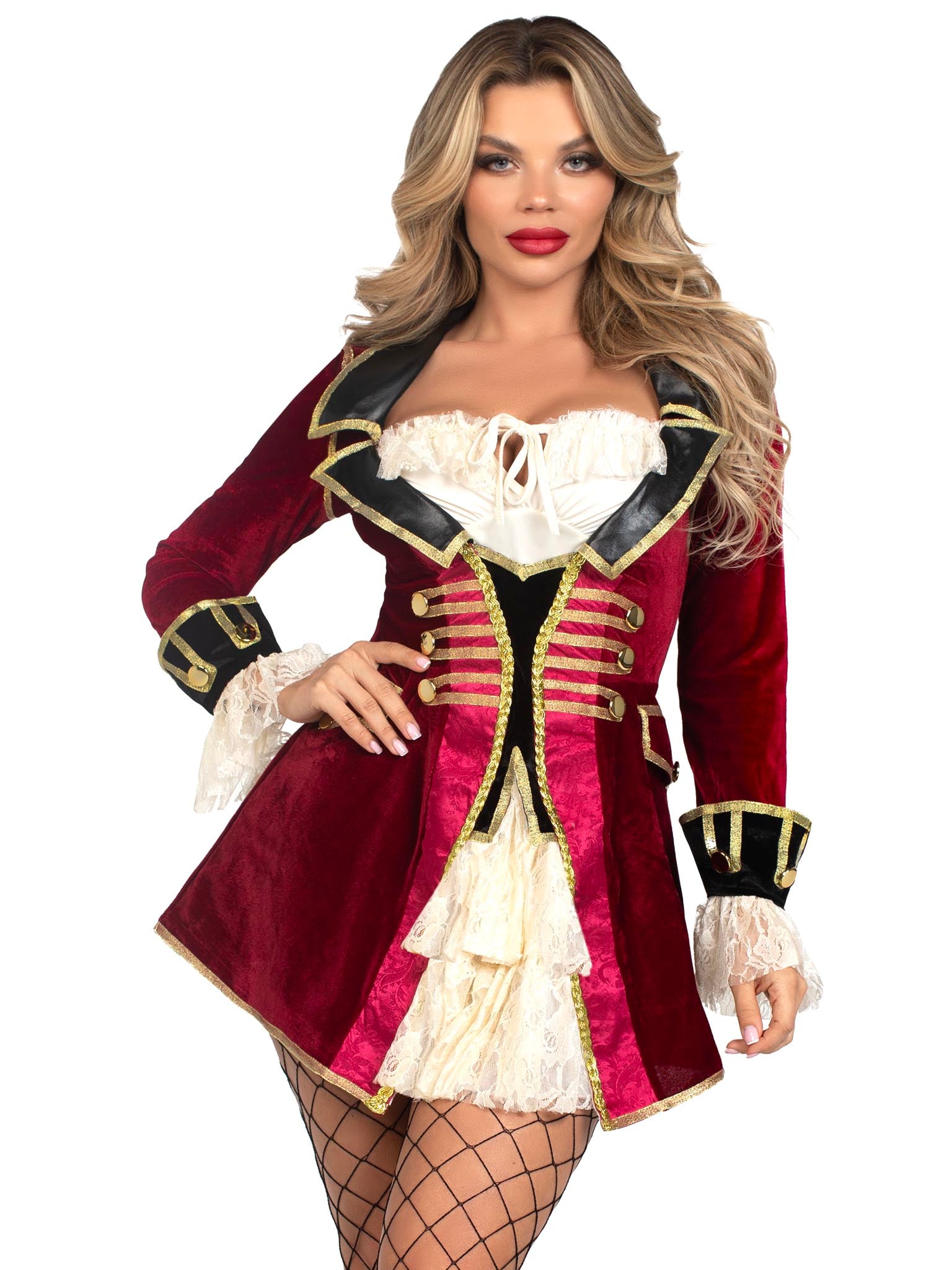 Captivating Pirate Captain Costume - Adult