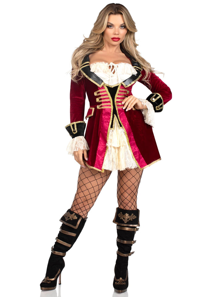 Captivating Pirate Captain Costume - Adult