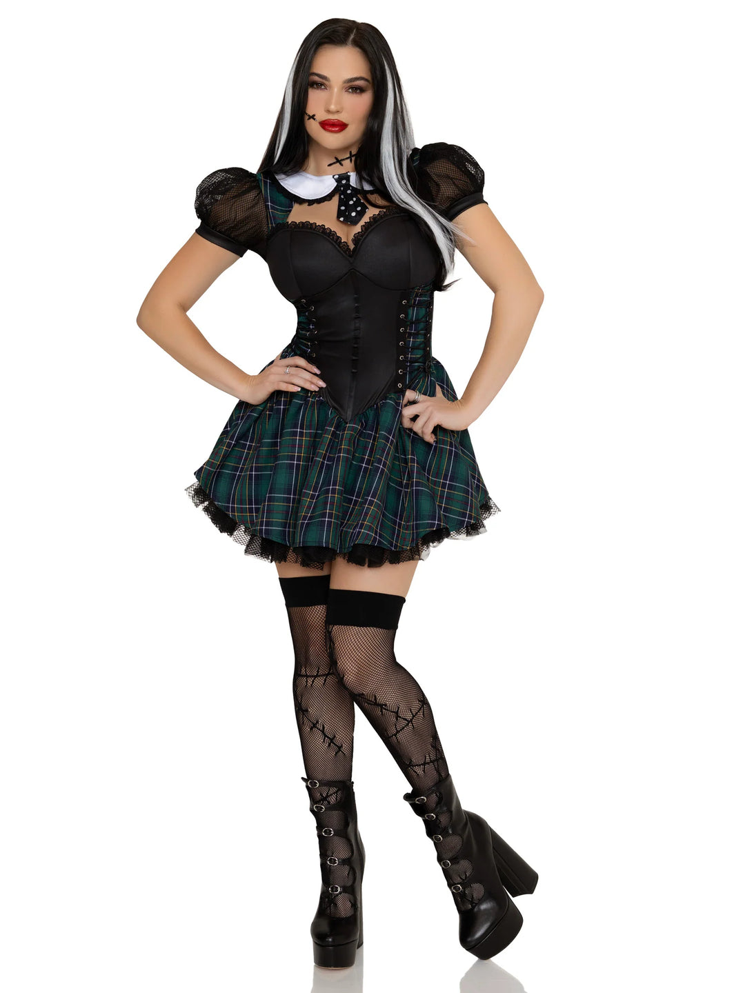 Stitched Up Sweetie Adult Costume - 2 Piece