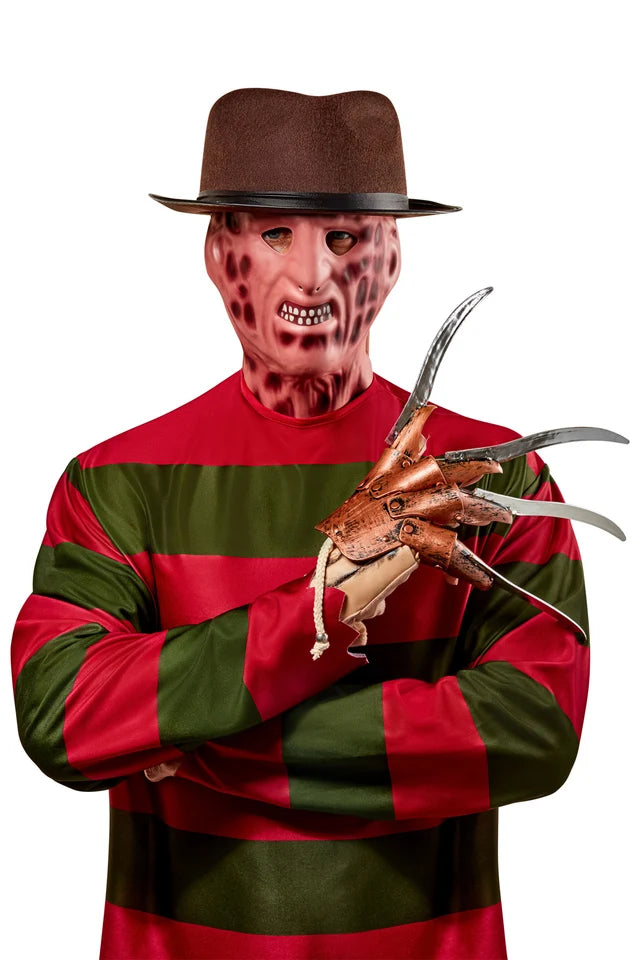 Freddy Krueger Mask and Shirt - Adult