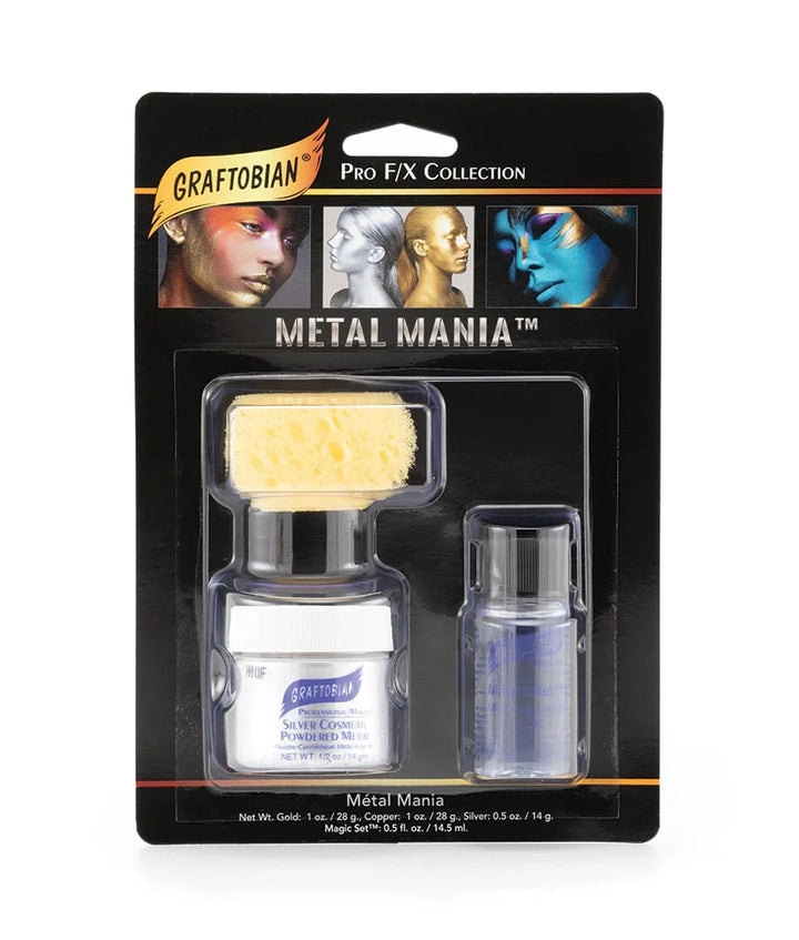 Graftobian- Metal Mania Powder &amp; Mixing Liquid