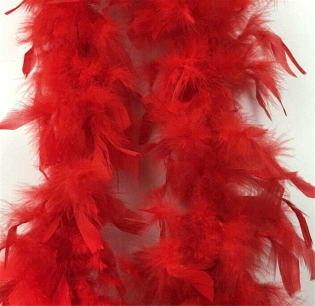 Red 60g Feather Boa