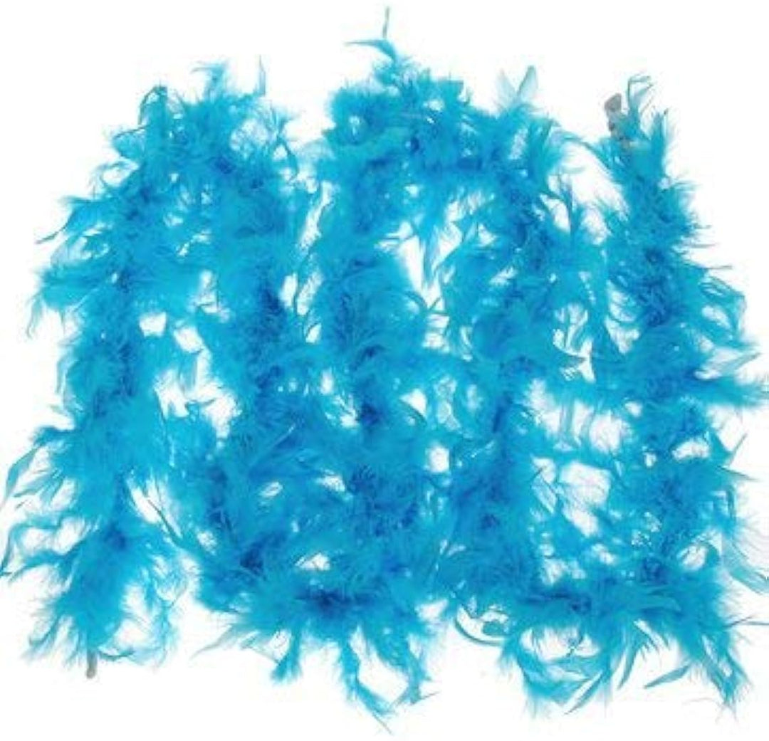 Light Blue 60g Feather Boa