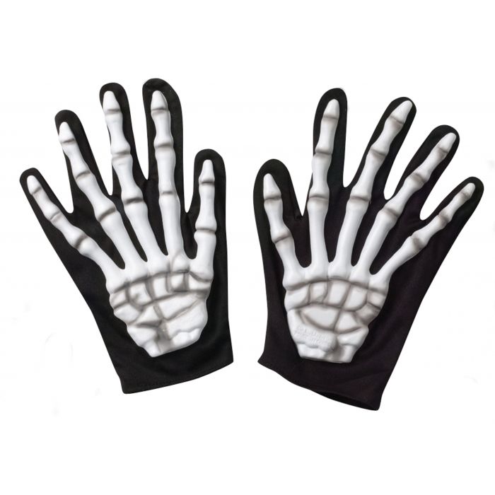 3D Skeleton Gloves - Adult Size