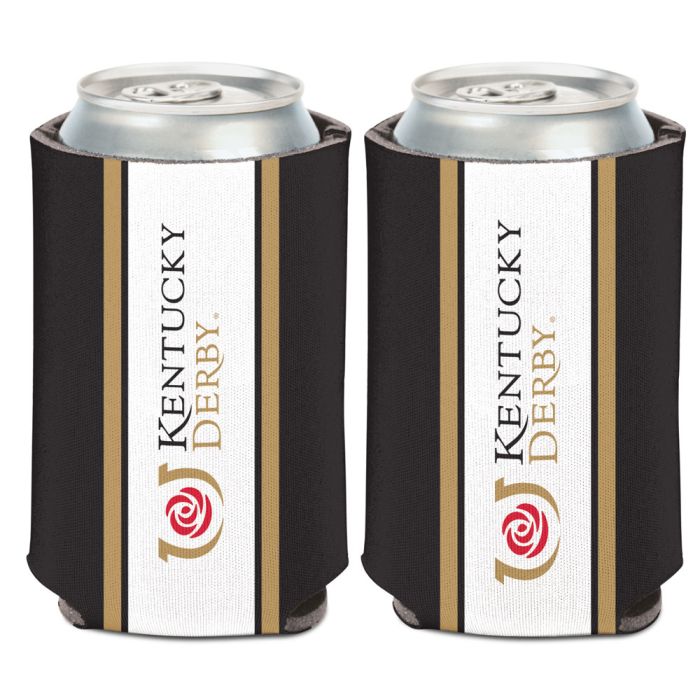 Kentucky Derby Icon Logo Can Holder - Black & White