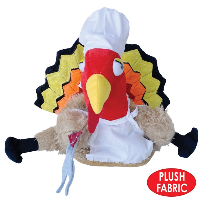 Plush Turkey Chef Hat
