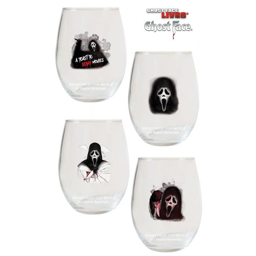 Ghost Face Wine Tumbler Set