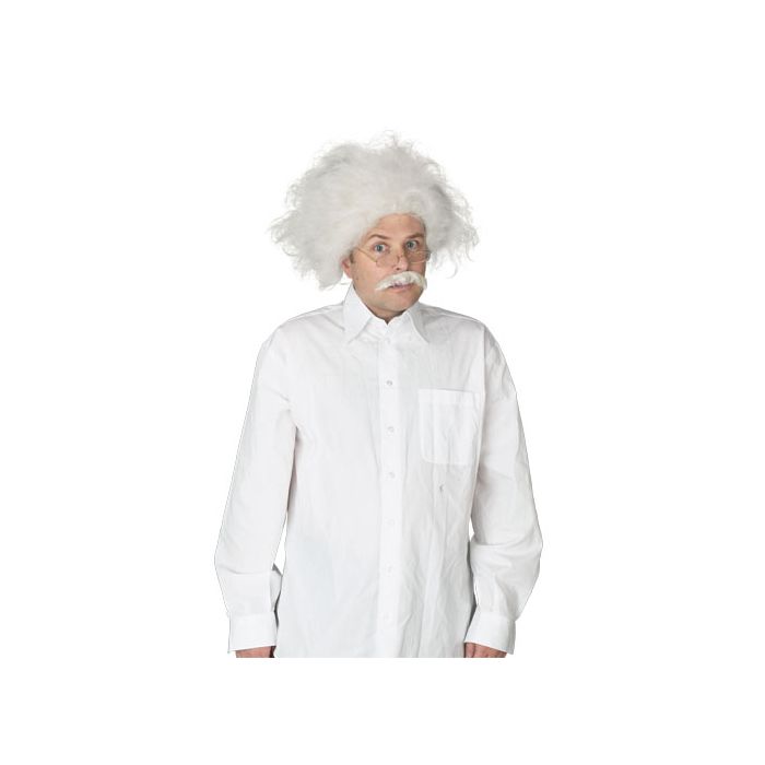 Mad Scientist Wig & Moustache