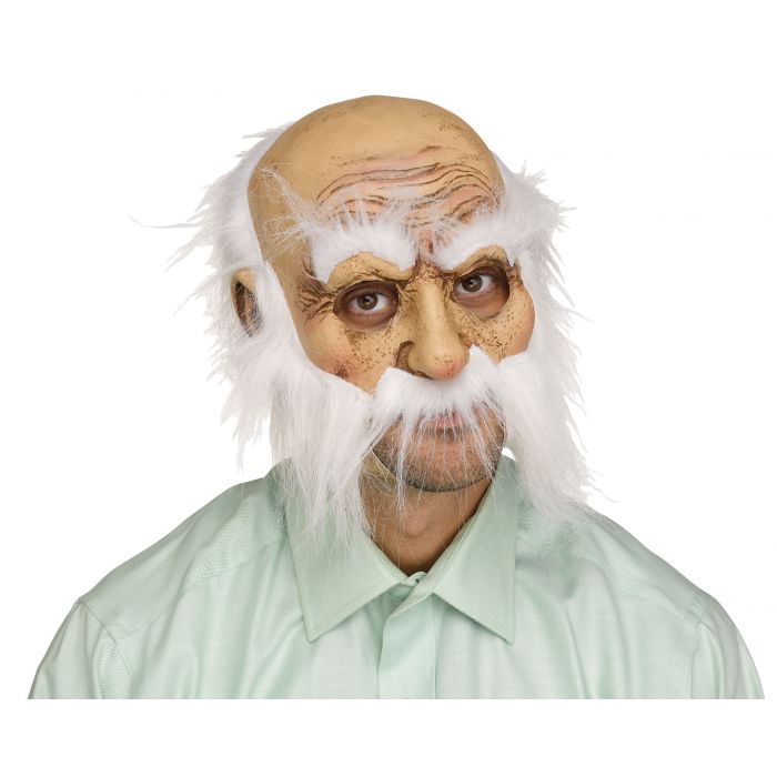 Old Man Chinless Latex Mask
